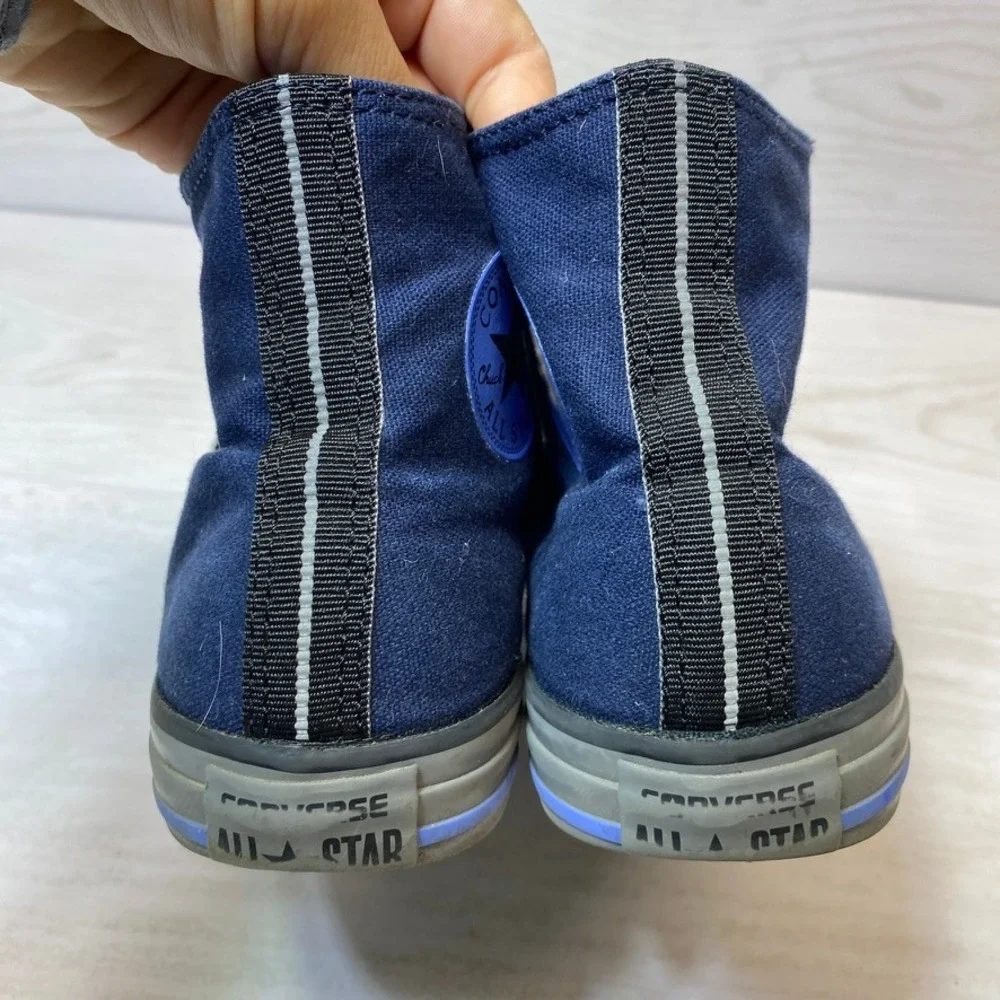 Converse Unisex 4.5 High Top Sneakers Counter Climate Navy Canvas Water Repel